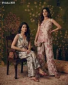 K 1113 By Naisha Vatican Discharge Printed Co Ord Set
